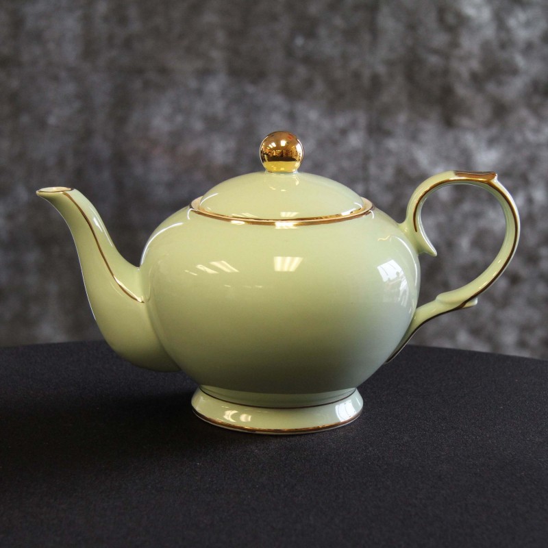 Tea Set Green Teapot Harrisons HireMaster Wanganui