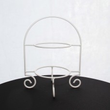 White Cake Plate Stand (2 tier)