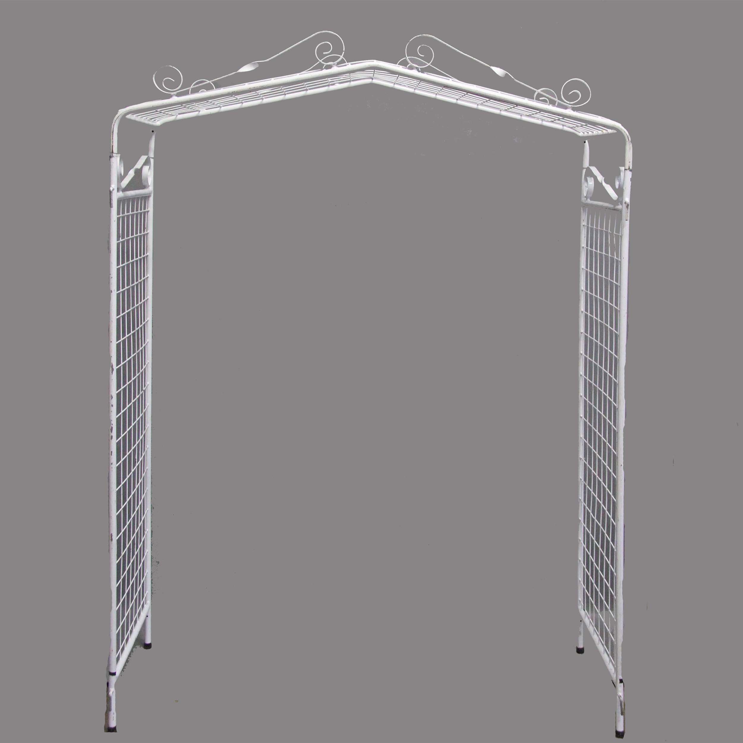 Harrisons Hiremaster Wanganui Party Hire White Metal Wedding Arch