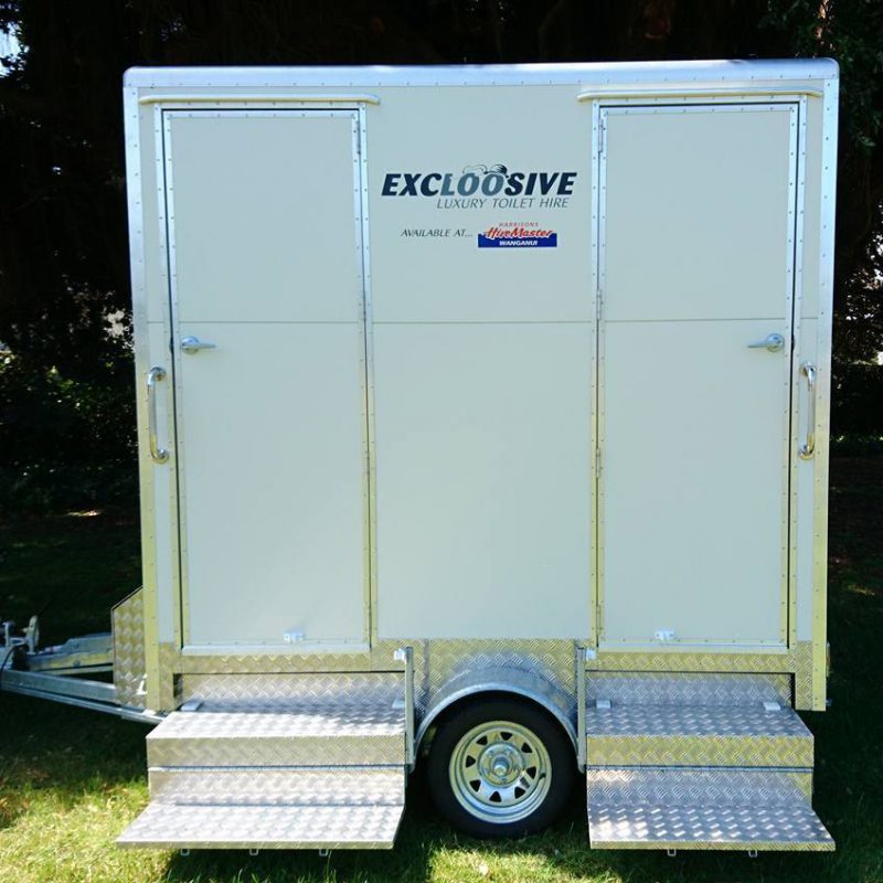 Luxury Toilet Trailerised Harrisons HireMaster Wanganui